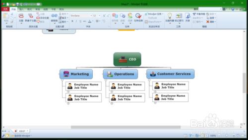 如何使用Mindjet快速建立組織結構圖