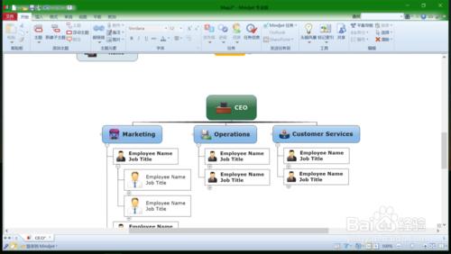 如何使用Mindjet快速建立組織結構圖