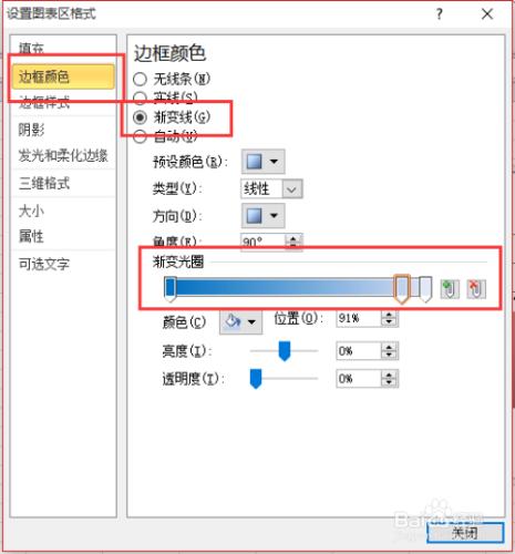 excel2010教程之修改圖表及圖例邊框樣式和顏色