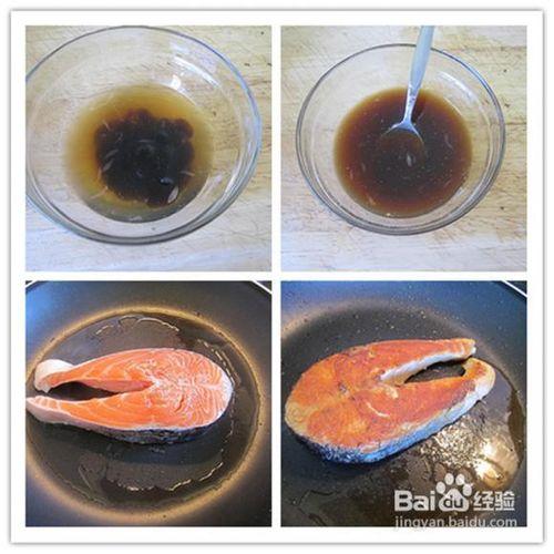 自制泰式醬汁香煎三文魚