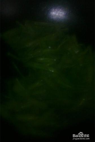 綠竹葉菜梗的炒法