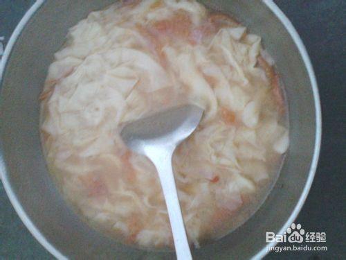 自制好吃家常面片湯的做法