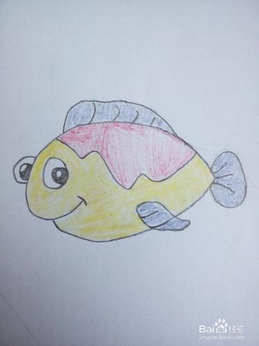 如何簡筆畫一隻有立體感的熱帶小魚？