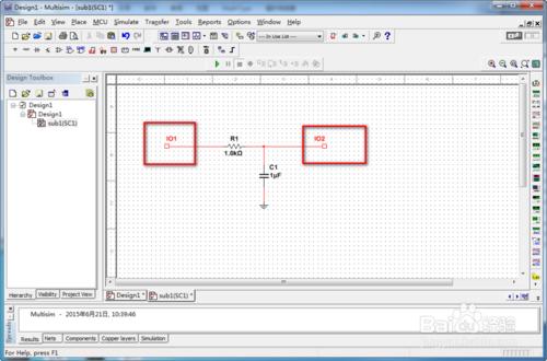 Multisim建立子電路圖