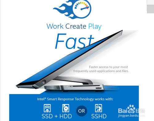 英特爾智慧響應技術加速系統：[1]HDD+SSD