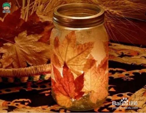 如何製作一個秋意十足的落葉蠟燭生活燭臺
