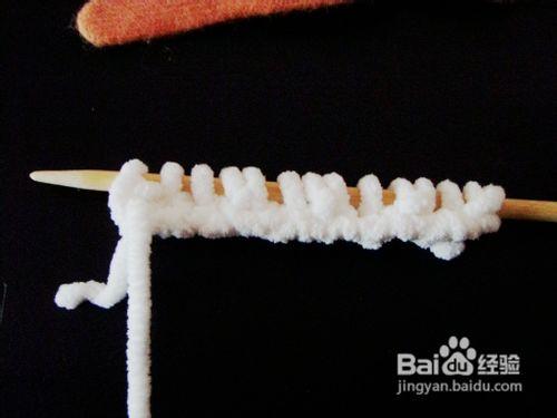 魚骨針圍巾織法圖解