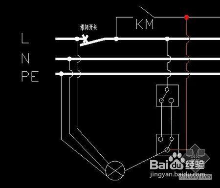 詳解電路圖原理、接法及雙控開關接線圖片