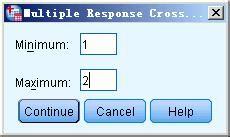 spss多項選擇題（多重反應）如何做互動分析