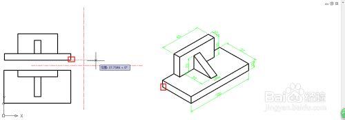 AutoCAD 繪製三檢視的基本步驟