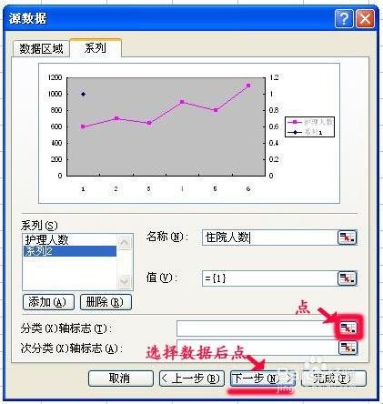 在excel表格中做一個含有三個引數的圖表