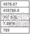 讓Word表格的資料列按小數點對齊數字