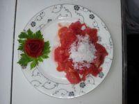 糖拌西紅柿和玫瑰花的做法