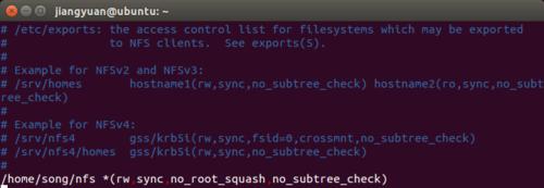 ubuntu下nfs安裝配置