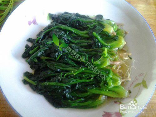 怎麼做可口的涼拌帶根菠菜