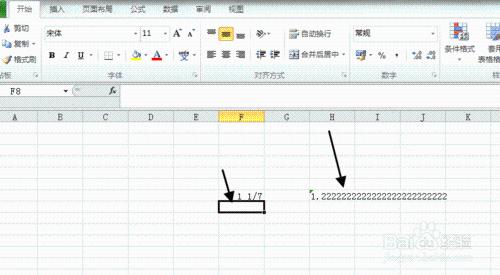 EXCEL怎麼輸入分數，多位數字？