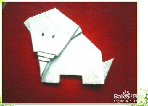 小朋友學摺紙大象