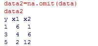 R 缺失值處理