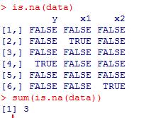 R 缺失值處理