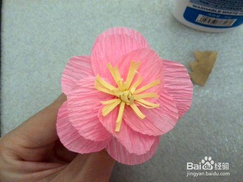 自制桃花枝 DIY紙藝梅花枝 手工花枝