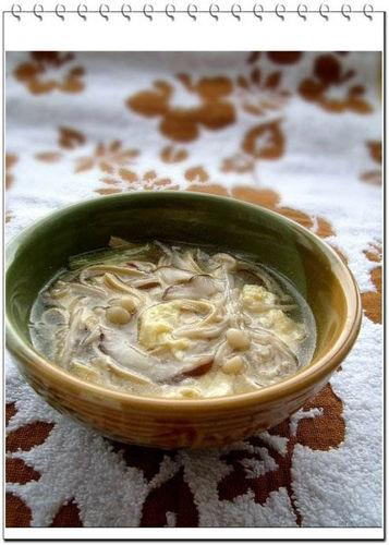 強身健腦的營養湯品：雙菇腐皮蛋花湯
