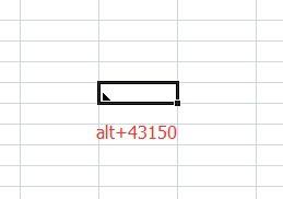 在Excel表格裡打出三角形符號
