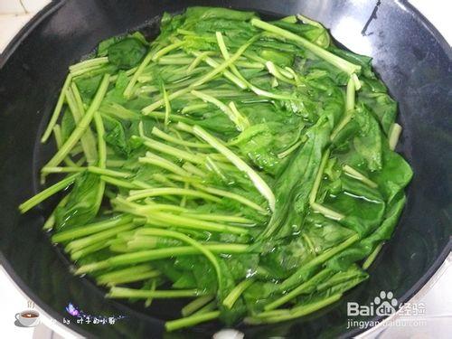 【簡單家庭開胃菜餚】辣豆瓣炒菠菜