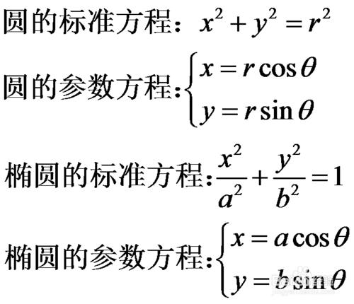 橢圓引數方程