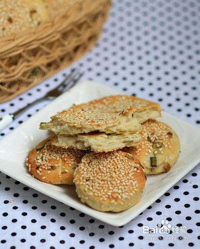 吃多了酥酥的燒餅就想換個口味--蔥燒餅