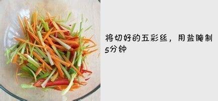 夏天吃肉的最佳方式……五彩白肉卷