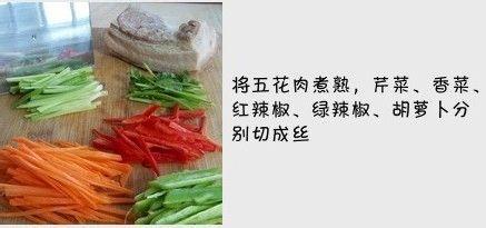 夏天吃肉的最佳方式……五彩白肉卷