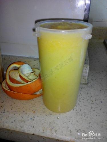 潤肺養顏果汁——橙子雪梨