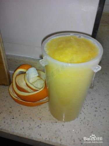 潤肺養顏果汁——橙子雪梨