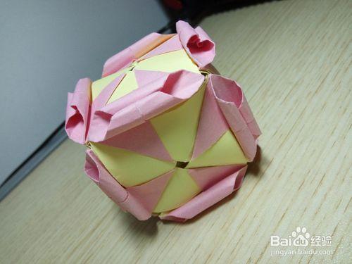 用紙折小花球
