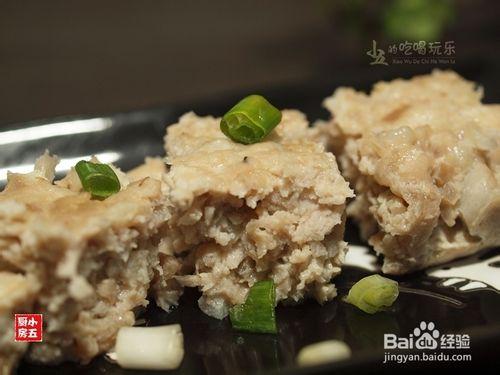 菜脯蒸肉餅：沒有油煙的好滋味