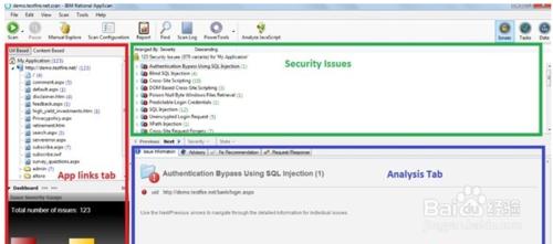 在IBM RATIONAL APPSCAN中各種引數的配置