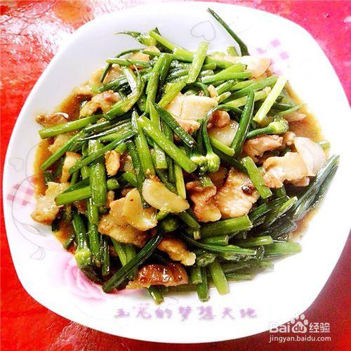 家常菜韭菜薹炒豬肉怎麼做