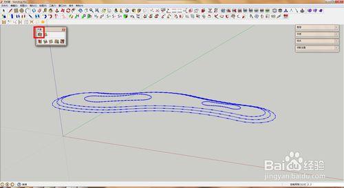 SketchUp如何用等高線建立緩坡地形