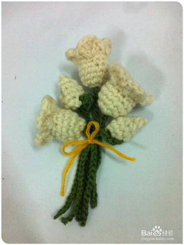 胸針手工鉤針編織胸花DIY森系飾品清新花朵圖解