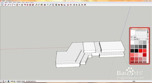 SketchUp調整材質顏色及透明度