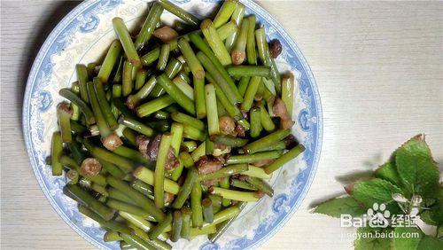 家常菜之肉炒蒜薹