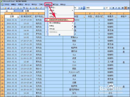 怎樣使用excel表把大量資料進行資料透視整合？