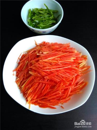 胡蘿蔔肉絲——美味家常菜