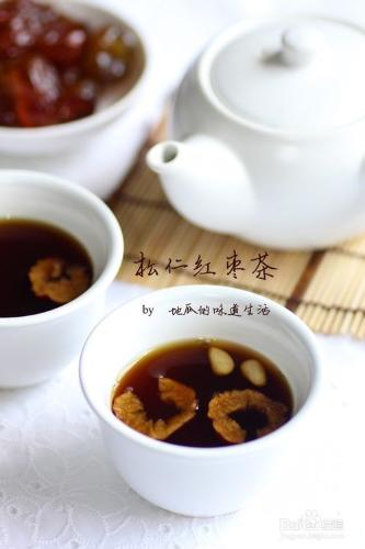 松子紅棗茶——冬日補氣血