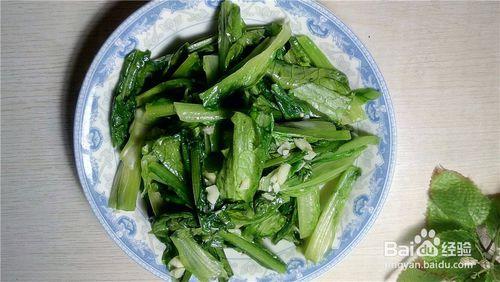 春天來了：蒜蓉油麥菜