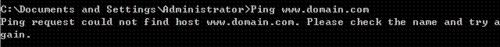 通過WIN系統Ping快速檢測域名DNS解析是否生效
