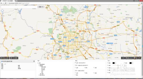 百度地圖api——地圖編輯工具