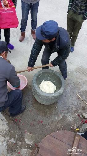 解讀打麻餈步驟