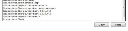 思科模擬器rip2協議的配置