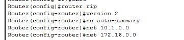 思科模擬器rip2協議的配置